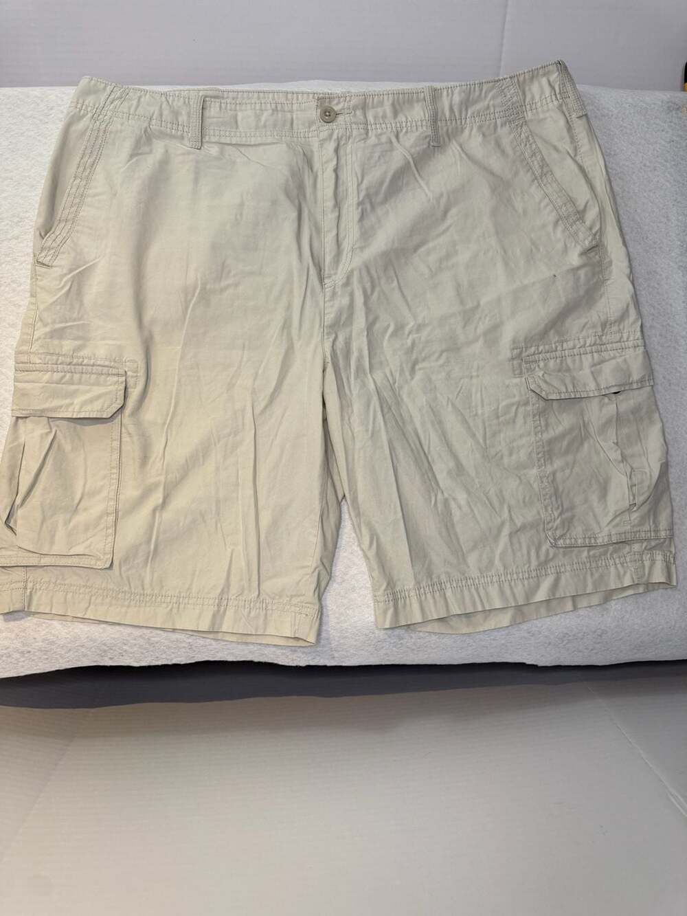 Sonoma Goods For Life Mens Lightweight Twill Cargo Shorts Beige Size Unknown